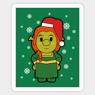 Fiona Christmas Sticker